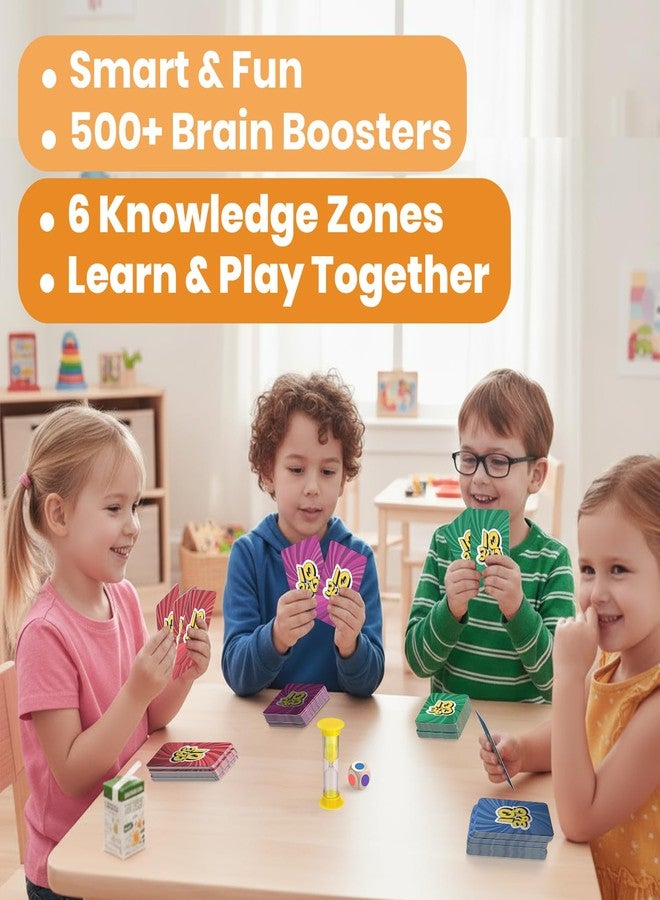 EXHALE IQ 360 Trivia Board Game for Kids & Families | Fun Educational Learning Toy with 100+ Challenges, Dice & Timer | Brain Teaser Card Game for Ages 8+, 2-6 Players, Family Party Game Night - Image 4